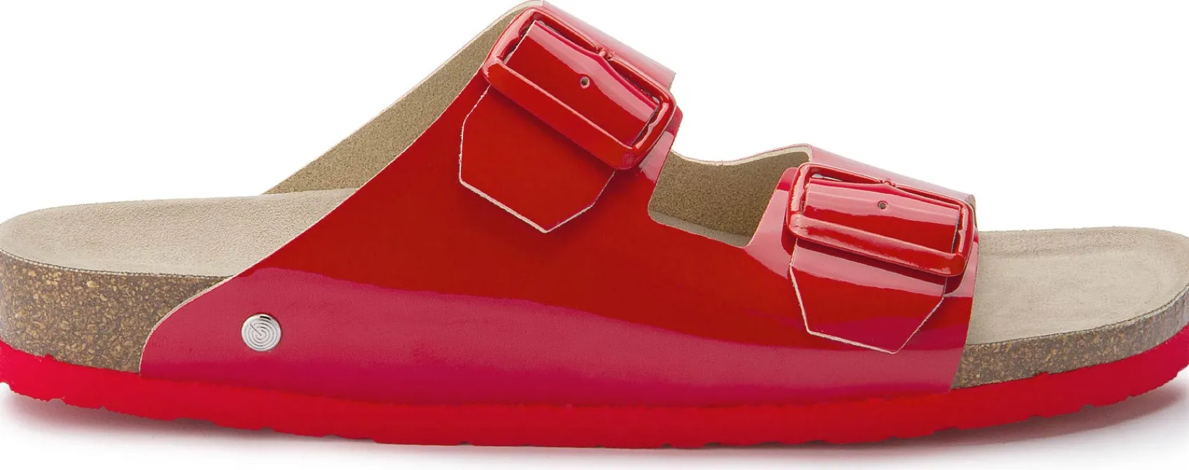 Sandalen|Pantoletten|Horsch Schuhe Pantolette in Übergrößen Rot
