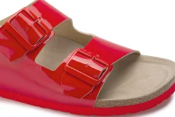 Sandalen|Pantoletten|Horsch Schuhe Pantolette in Übergrößen Rot