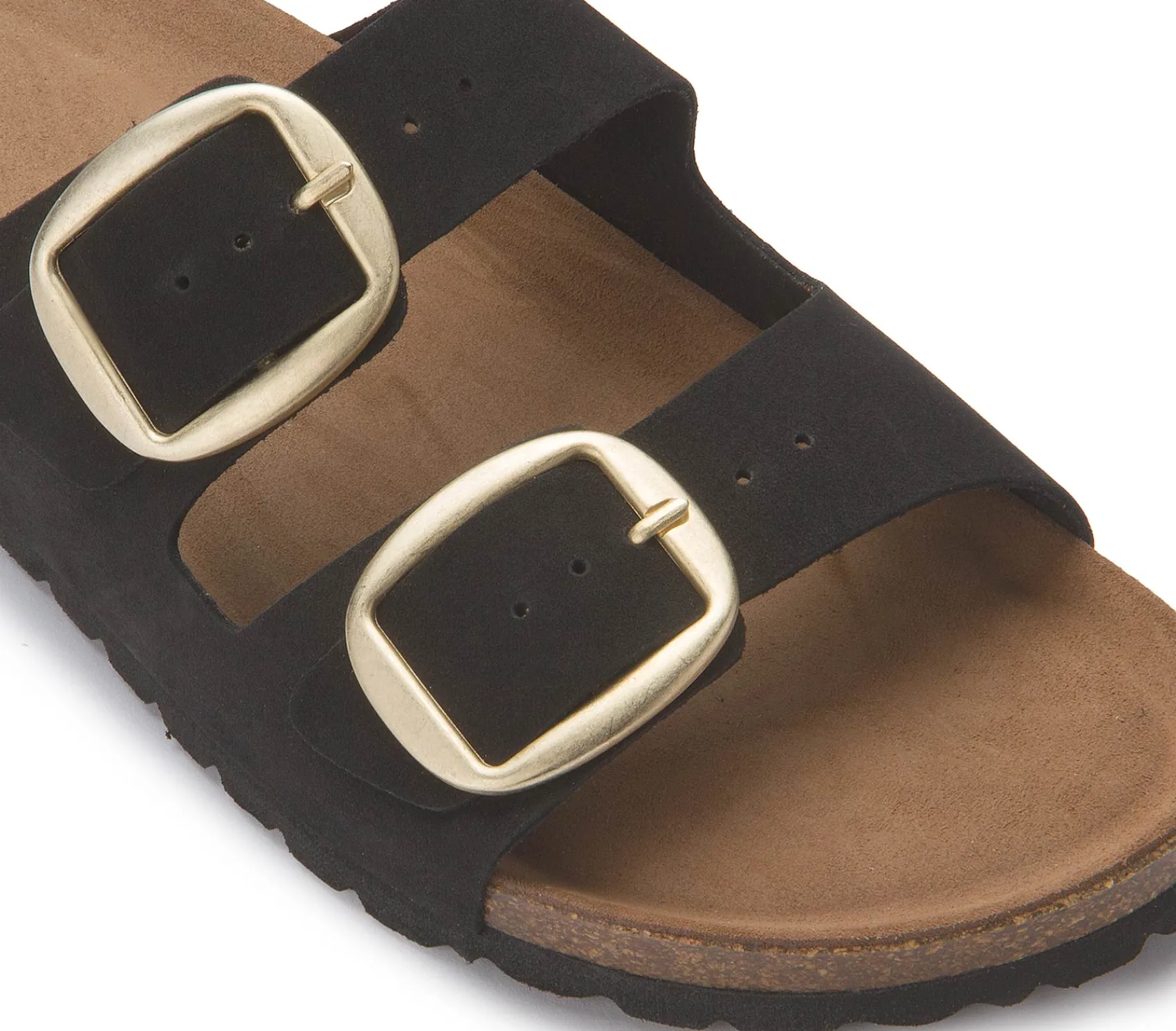Sandalen|Pantoletten|Horsch Schuhe Pantolette in Übergrößen Schwarz