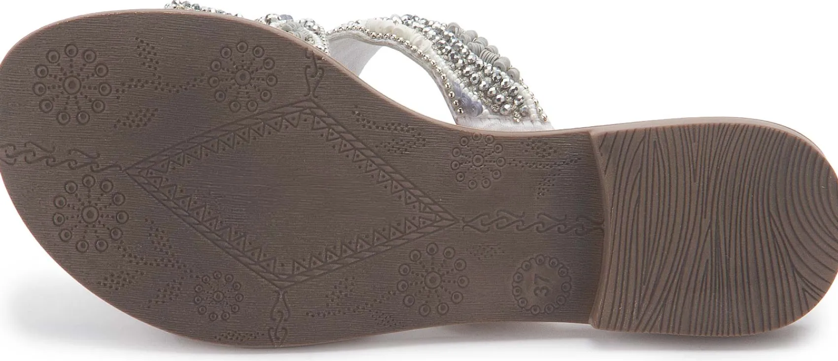 Sandalen|Pantoletten|Horsch Schuhe Pantolette in Übergrößen Weiß