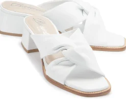 Sandalen|Pantoletten|Horsch Schuhe Pantolette in Übergrößen Weiß