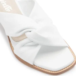 Sandalen|Pantoletten|Horsch Schuhe Pantolette in Übergrößen Weiß