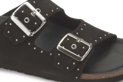 Sandalen|Pantoletten|Horsch Schuhe Pantolette in Übergrößen Schwarz