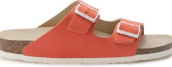 Sandalen|Pantoletten|Horsch Schuhe Pantolette in Übergrößen Orange