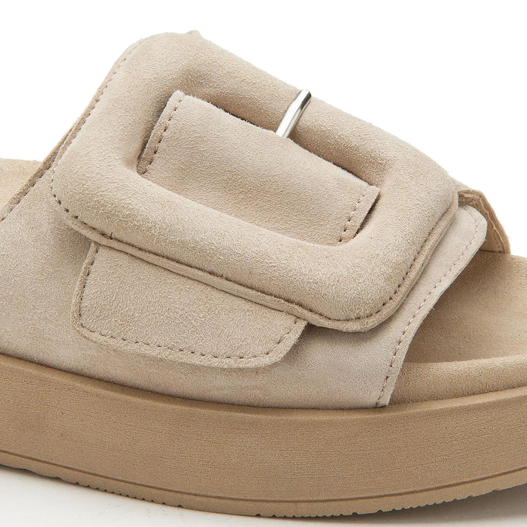 Sandalen|Pantoletten|Gabor Pantolette in Übergrößen Beige
