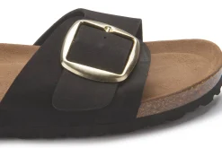 Sandalen|Pantoletten|Horsch Schuhe Pantolette in Übergrößen Schwarz