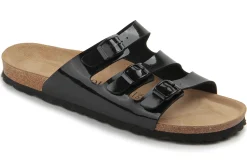 Sandalen|Pantoletten|Horsch Schuhe Pantolette in Übergrößen Schwarz