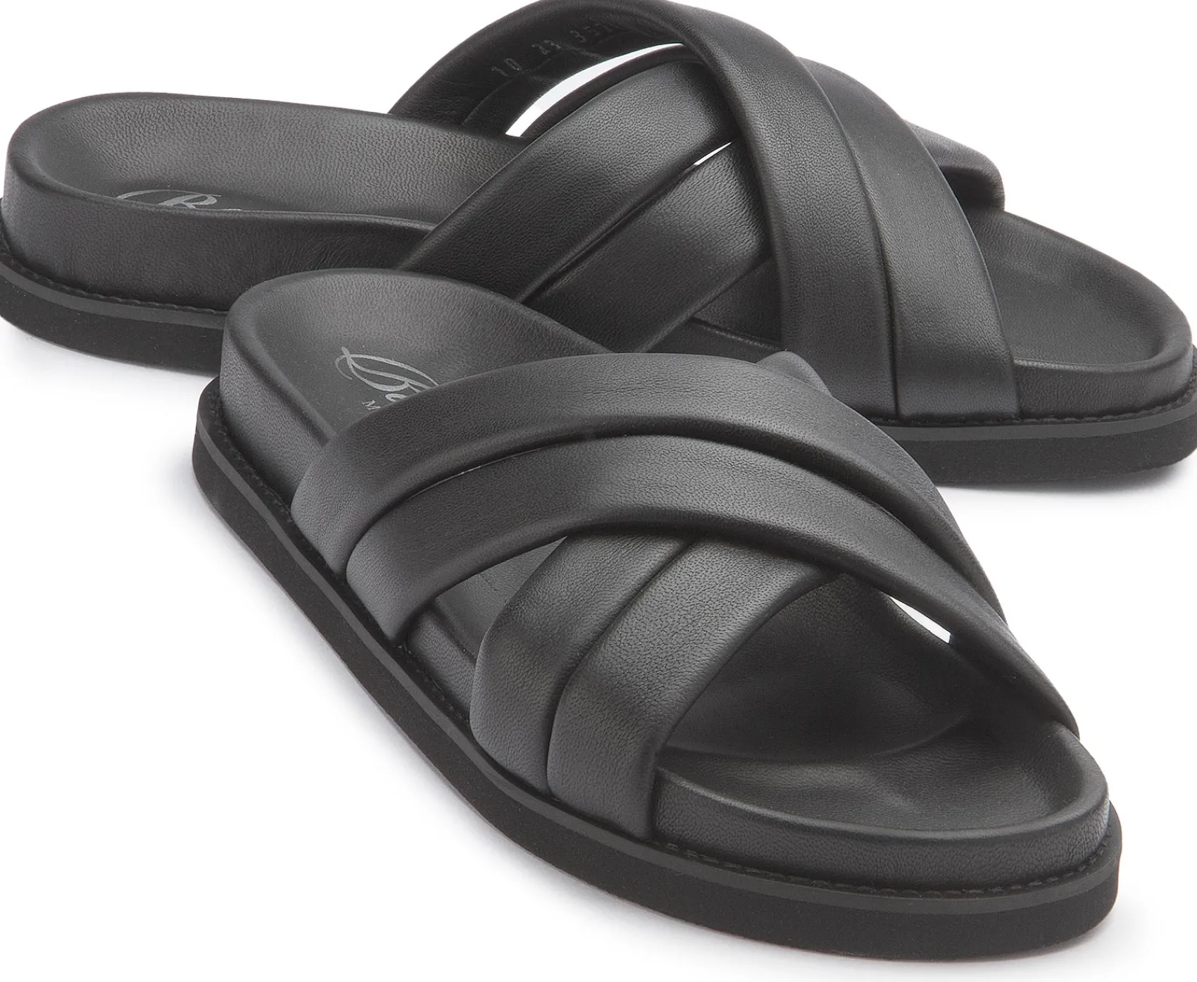 Sandalen|Pantoletten|Horsch Schuhe Pantolette in Übergrößen Schwarz