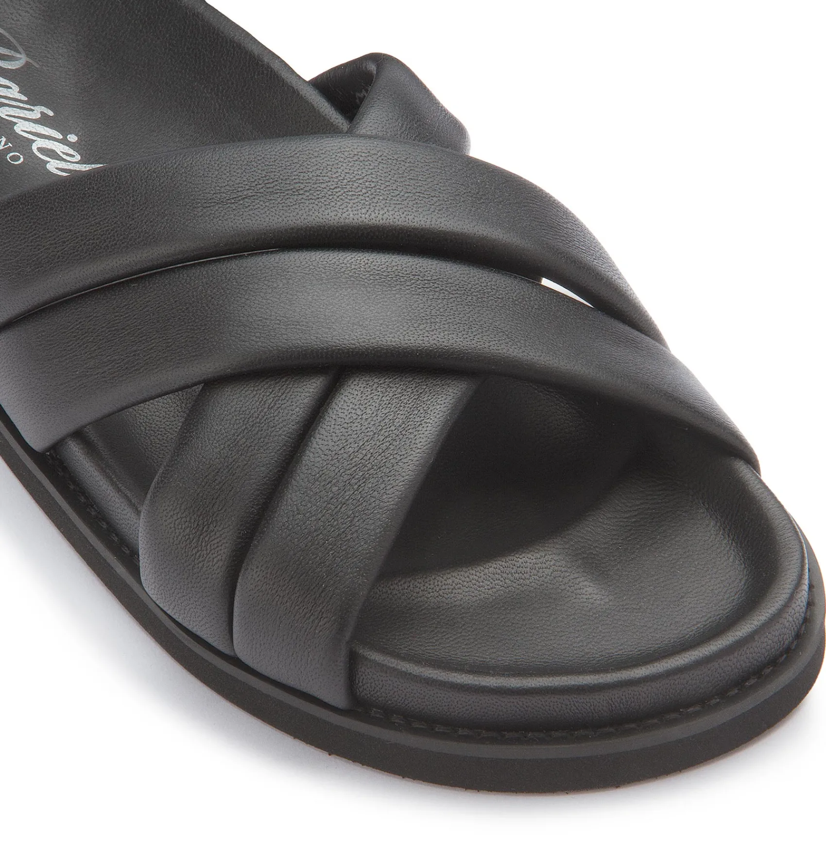 Sandalen|Pantoletten|Horsch Schuhe Pantolette in Übergrößen Schwarz