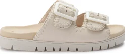 Sandalen|Pantoletten|Gabor Pantolette in Übergrößen Beige