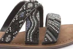Sandalen|Pantoletten|Horsch Schuhe Pantolette in Übergrößen Schwarz