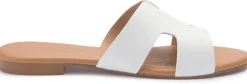 Sandalen|Pantoletten|Horsch Schuhe Pantolette in Übergrößen Weiß