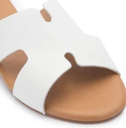 Sandalen|Pantoletten|Horsch Schuhe Pantolette in Übergrößen Weiß