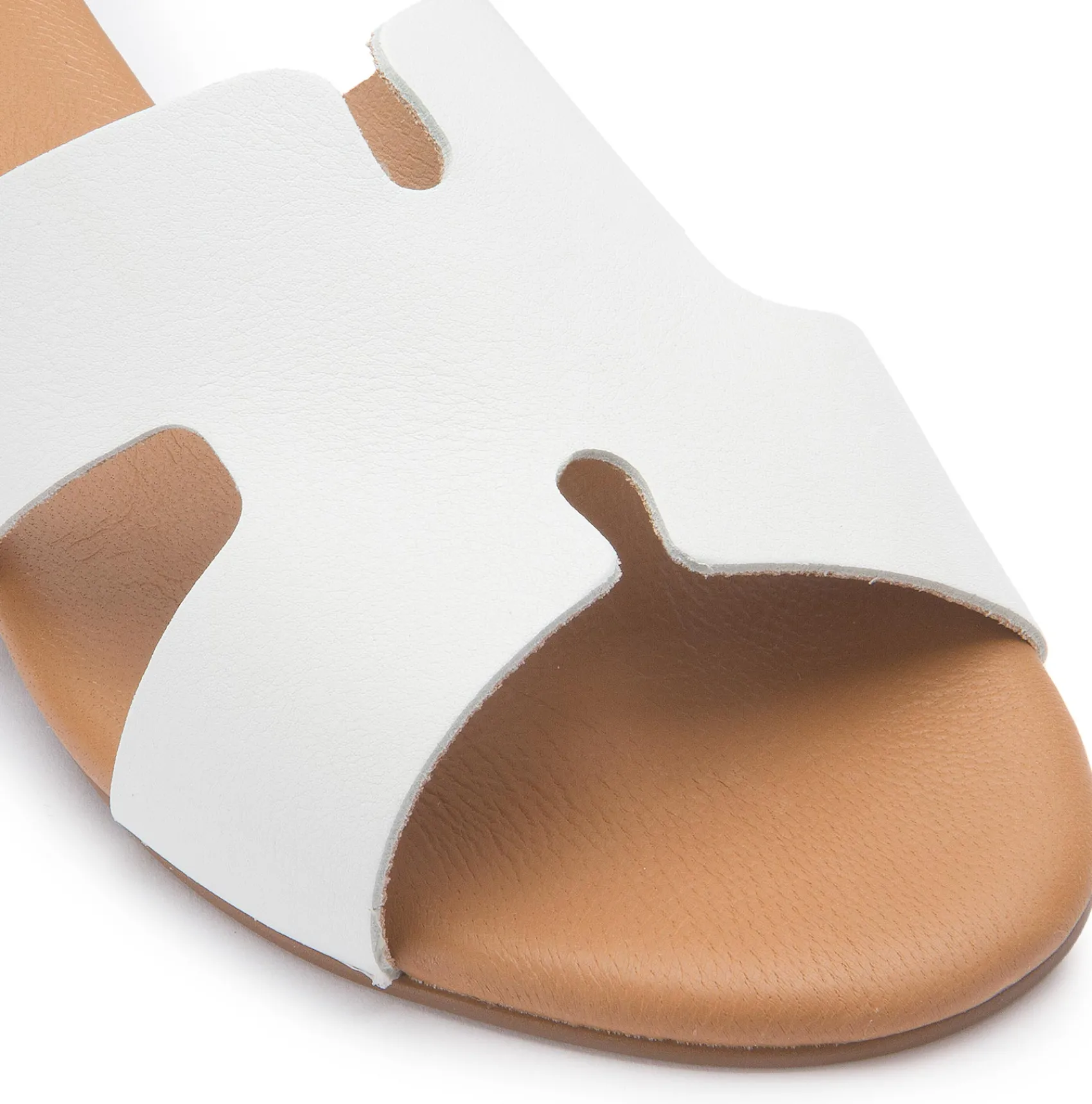 Sandalen|Pantoletten|Horsch Schuhe Pantolette in Übergrößen Weiß