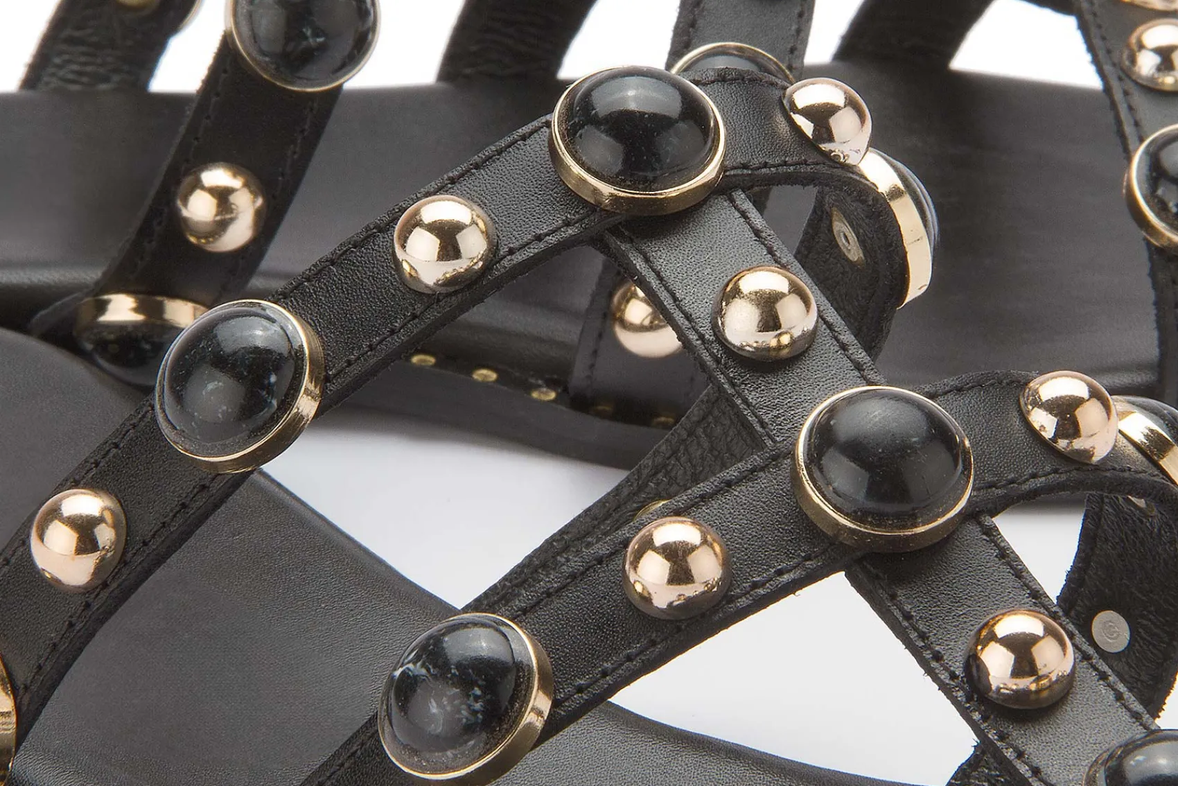 Sandalen|Pantoletten|Kotris Pantolette in Übergrößen Schwarz