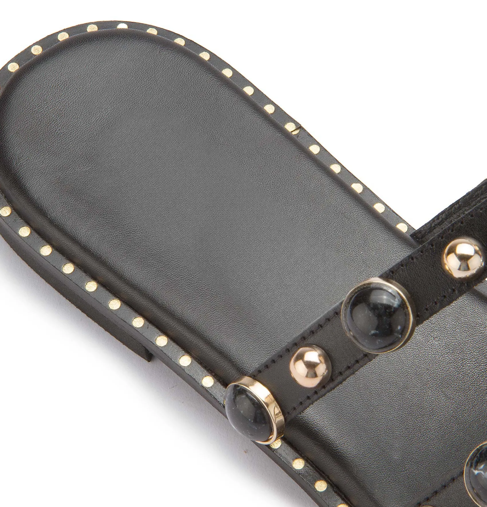 Sandalen|Pantoletten|Kotris Pantolette in Übergrößen Schwarz