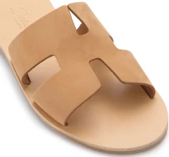 Sandalen|Pantoletten|Horsch Schuhe Pantolette in Übergrößen Braun