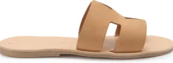 Sandalen|Pantoletten|Horsch Schuhe Pantolette in Übergrößen Braun