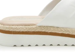Sandalen|Pantoletten|Horsch Schuhe Pantolette in Übergrößen Weiß