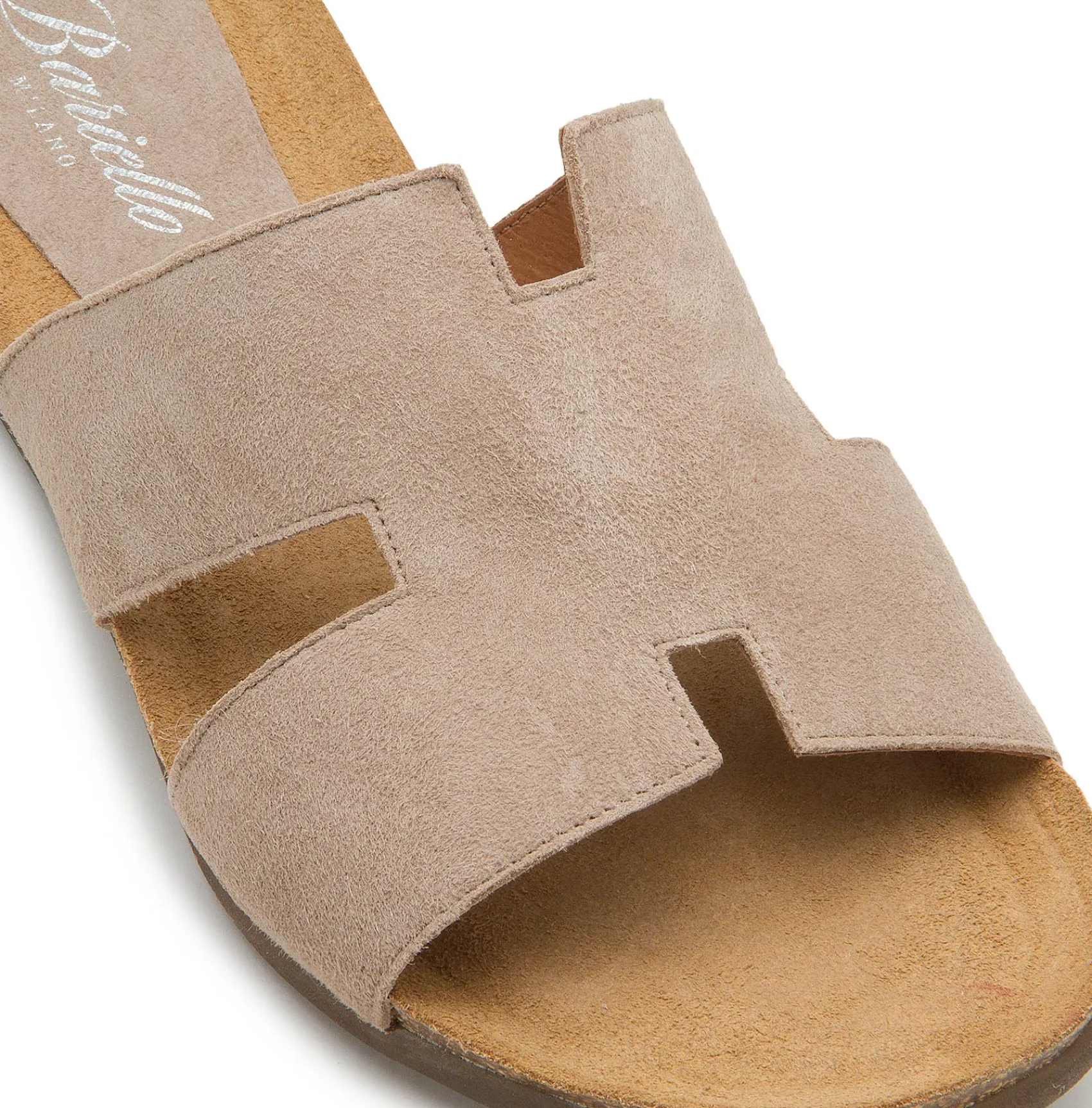 Sandalen|Pantoletten|Horsch Schuhe Pantolette in Übergrößen Beige