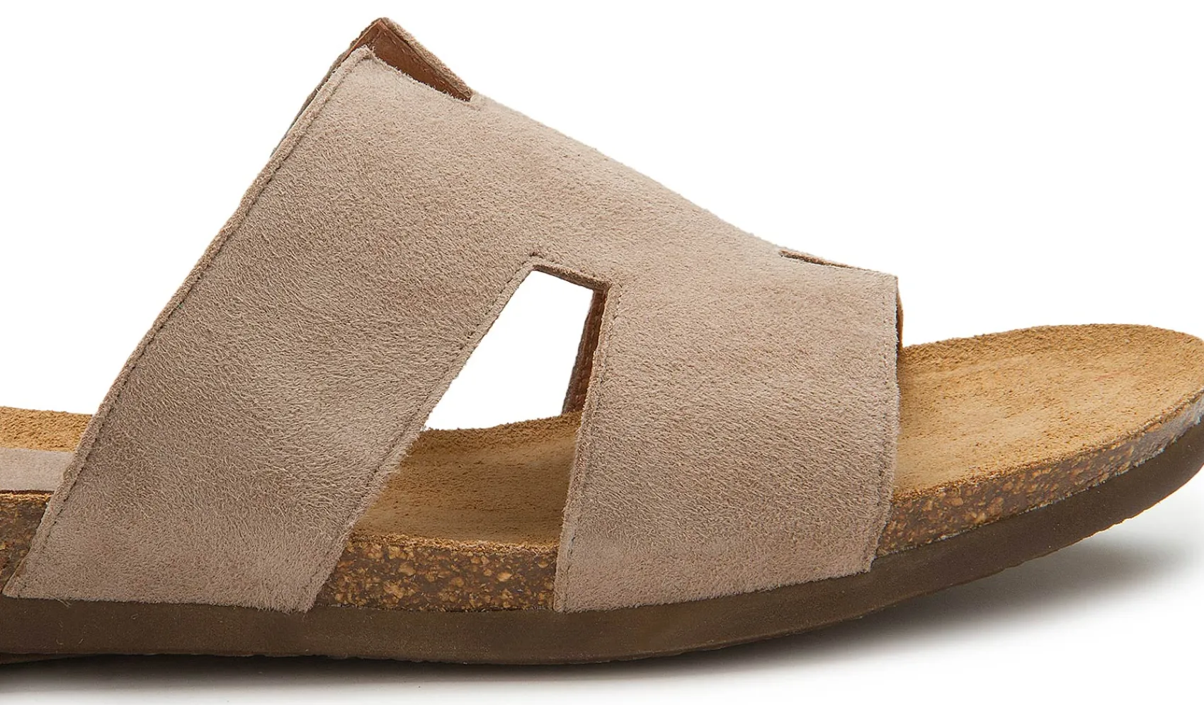 Sandalen|Pantoletten|Horsch Schuhe Pantolette in Übergrößen Beige