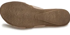 Sandalen|Pantoletten|Horsch Schuhe Pantolette in Übergrößen Beige