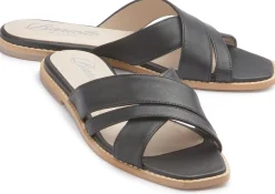 Sandalen|Pantoletten|Horsch Schuhe Pantolette in Übergrößen Schwarz