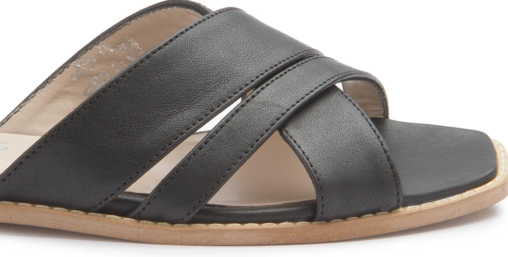 Sandalen|Pantoletten|Horsch Schuhe Pantolette in Übergrößen Schwarz