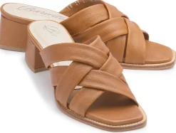 Sandalen|Pantoletten|Horsch Schuhe Pantolette in Übergrößen Braun