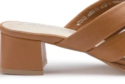Sandalen|Pantoletten|Horsch Schuhe Pantolette in Übergrößen Braun