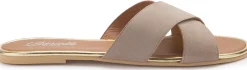 Sandalen|Pantoletten|Horsch Schuhe Pantolette in Übergrößen Beige