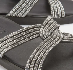 Sandalen|Pantoletten|Horsch Schuhe Pantolette in Übergrößen Schwarz