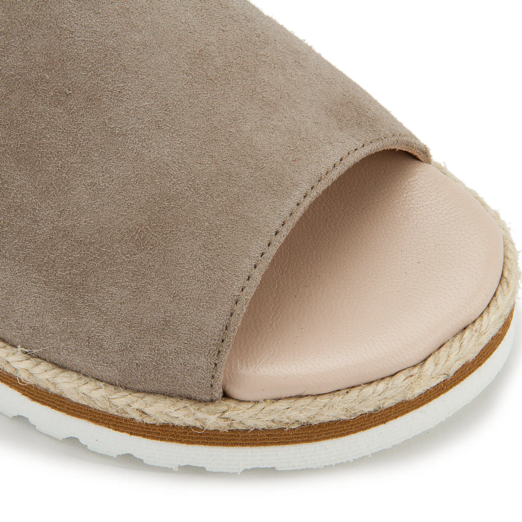 Sandalen|Pantoletten|Horsch Schuhe Pantolette in Übergrößen Beige