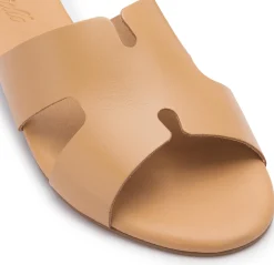 Sandalen|Pantoletten|Horsch Schuhe Pantolette in Übergrößen Braun