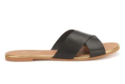 Sandalen|Pantoletten|Horsch Schuhe Pantolette in Übergrößen Schwarz