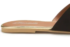 Sandalen|Pantoletten|Horsch Schuhe Pantolette in Übergrößen Schwarz