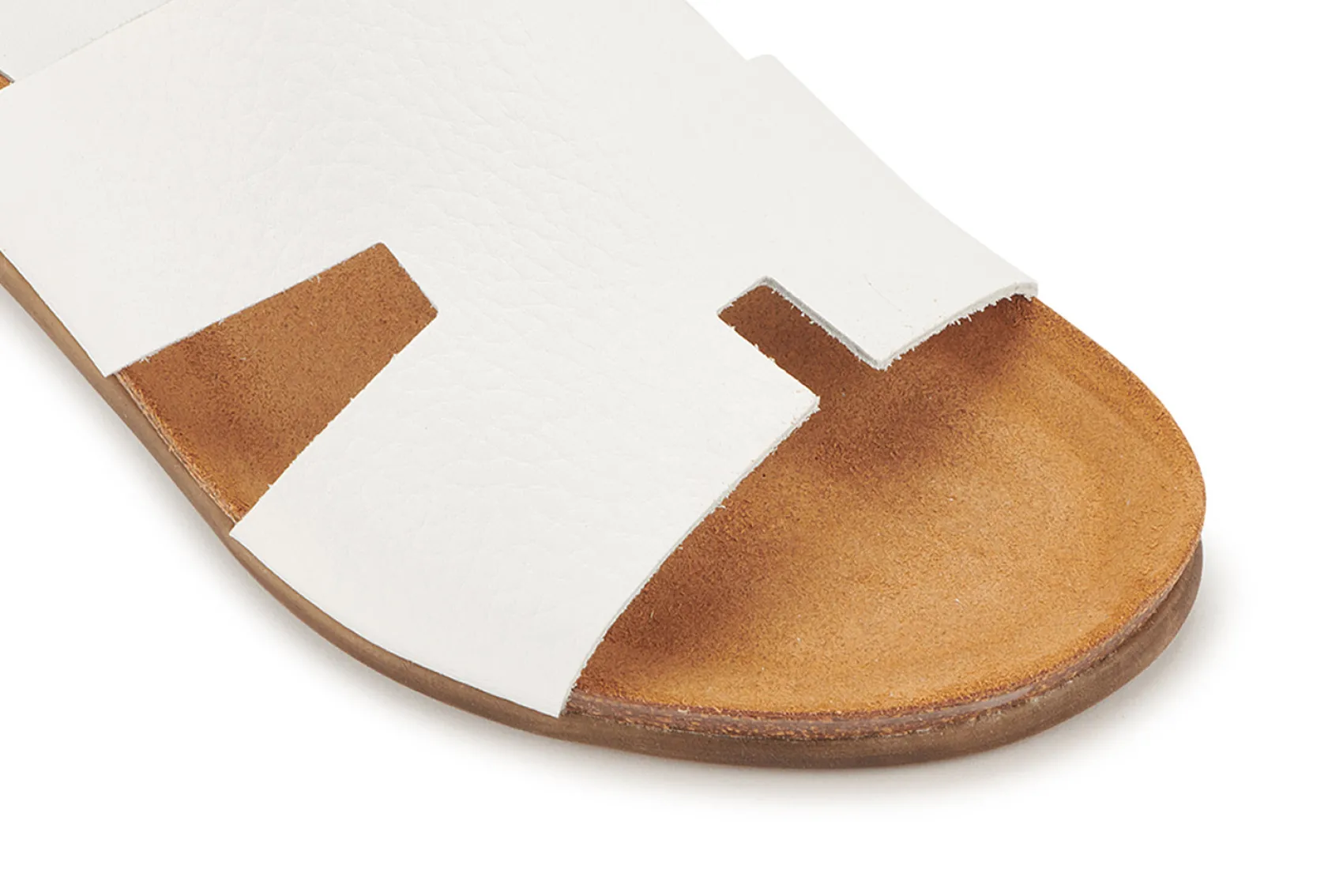 Sandalen|Pantoletten|Horsch Schuhe Pantolette in Übergrößen Weiß