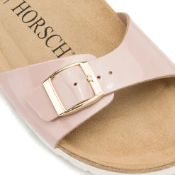 Sandalen|Pantoletten|Horsch Schuhe Pantolette in Übergrößen Rosa