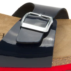 Sandalen|Pantoletten|Horsch Schuhe Pantolette in Übergrößen Blau