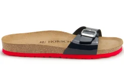 Sandalen|Pantoletten|Horsch Schuhe Pantolette in Übergrößen Blau