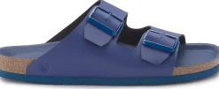Sandalen|Pantoletten|Horsch Schuhe Pantolette in Übergrößen Blau