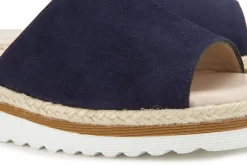 Sandalen|Pantoletten|Horsch Schuhe Pantolette in Übergrößen Blau