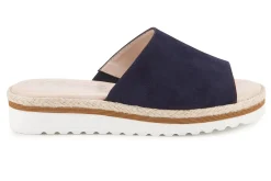 Sandalen|Pantoletten|Horsch Schuhe Pantolette in Übergrößen Blau
