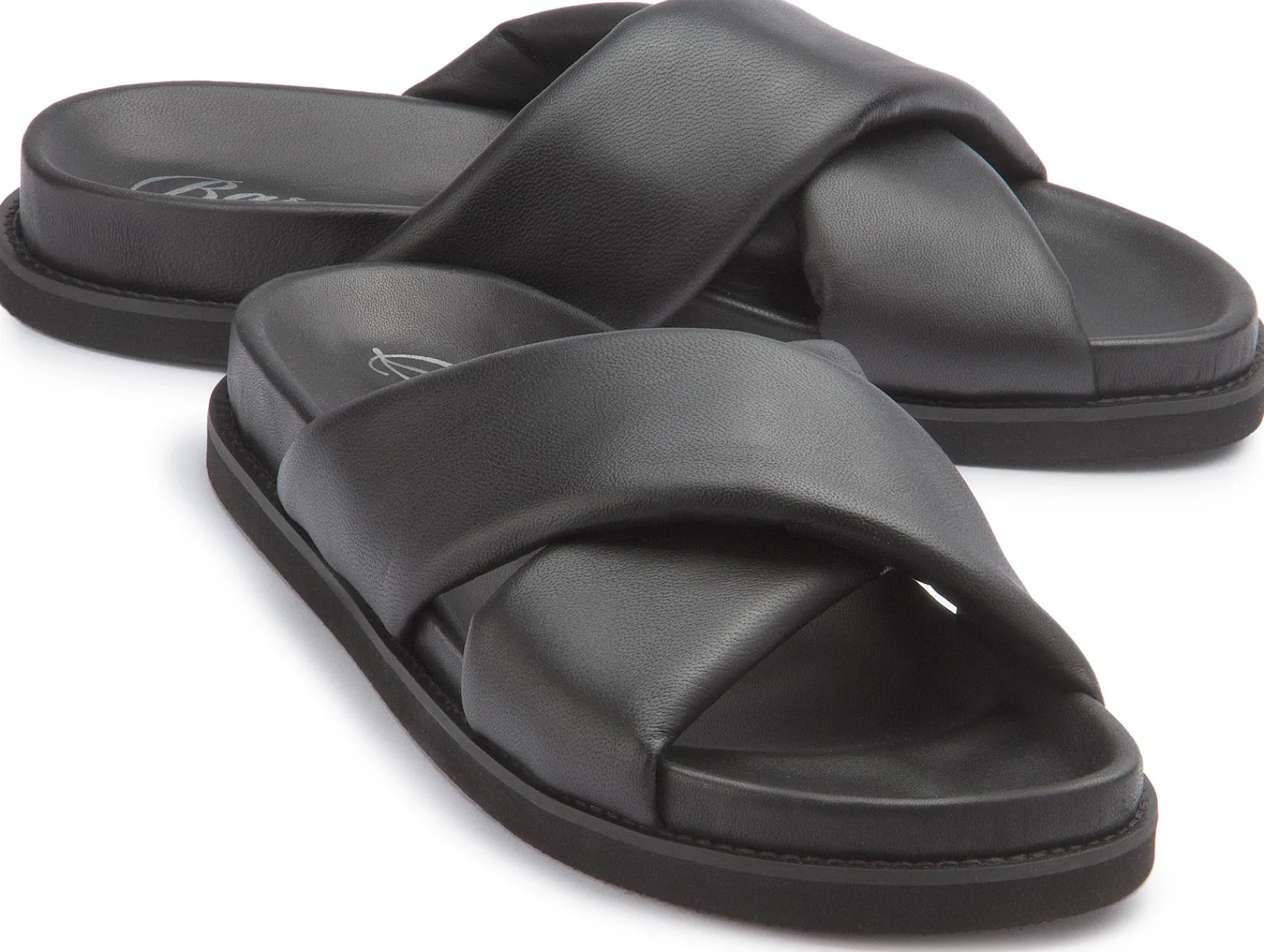 Sandalen|Pantoletten|Horsch Schuhe Pantolette in Übergrößen Schwarz