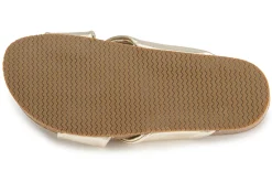 Sandalen|Pantoletten|Horsch Schuhe Pantolette in Übergrößen Gold