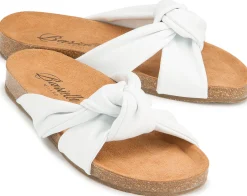 Sandalen|Pantoletten|Horsch Schuhe Pantolette in Übergrößen Weiß
