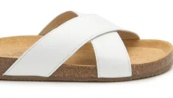 Sandalen|Pantoletten|Horsch Schuhe Pantolette in Übergrößen Weiß