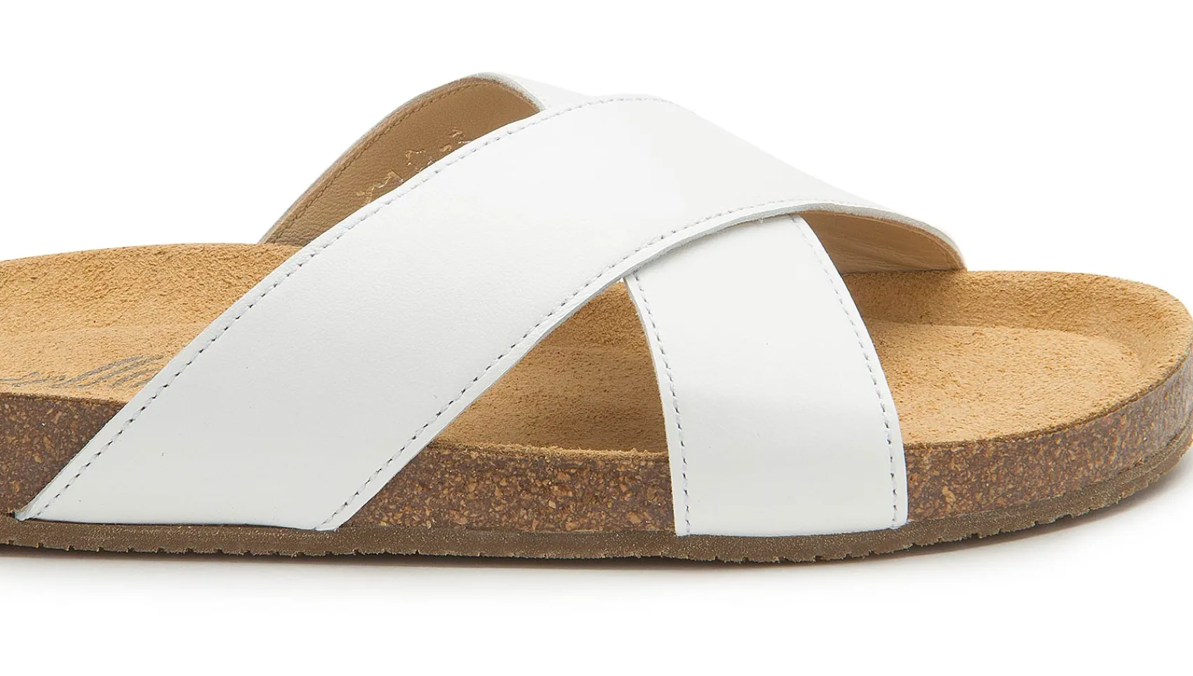 Sandalen|Pantoletten|Horsch Schuhe Pantolette in Übergrößen Weiß