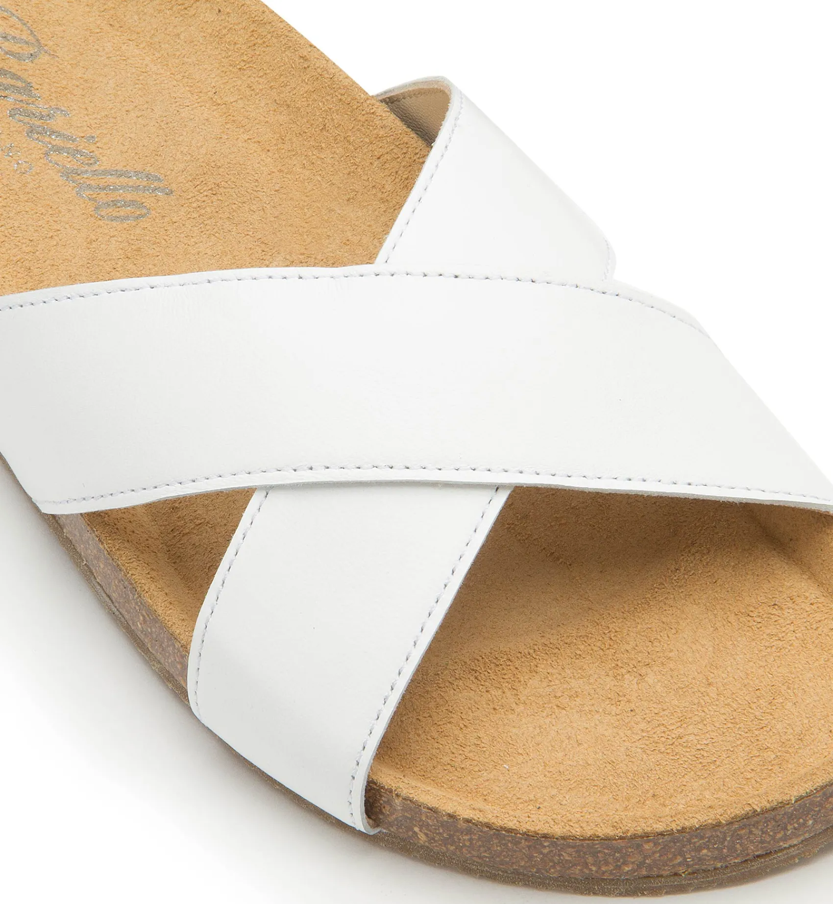 Sandalen|Pantoletten|Horsch Schuhe Pantolette in Übergrößen Weiß