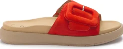 Sandalen|Pantoletten|Gabor Pantolette in Übergrößen Orange